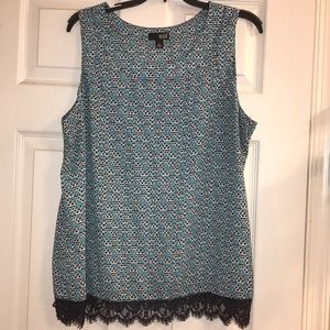 Beautiful sleeveless blouse